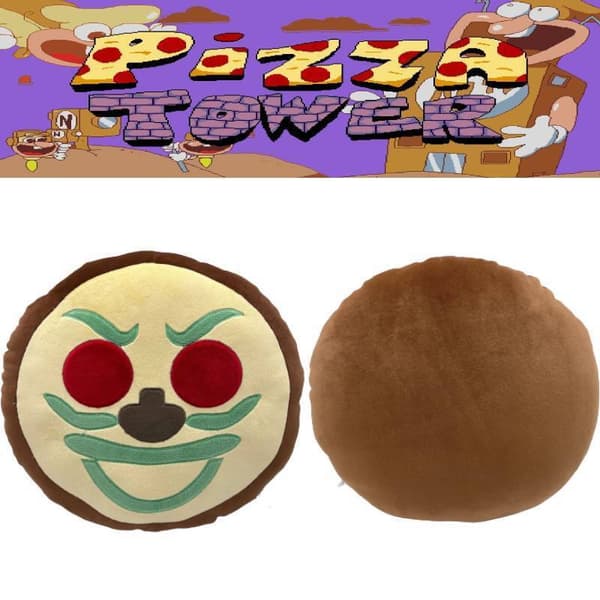 Mjukt Bekvämt Spel Pizza Tower Noise Pizza Plyschleksak fylld docka Barnpresent Pizza