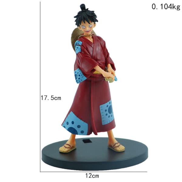 ONE PIECE Anime Monkey D. Luffy Zoro Nami Sanji Robin PVC Actionfigur ...