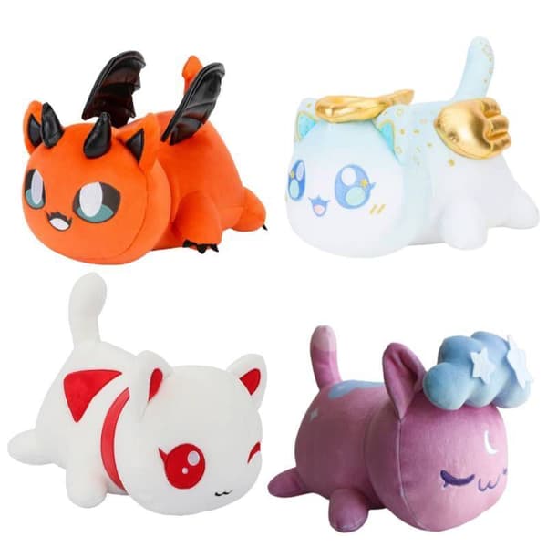 Meemeows Mat Aphmau Kattdocka Gosedjur Plyschdocka Donut Burger Fylld Present~ Unicorn