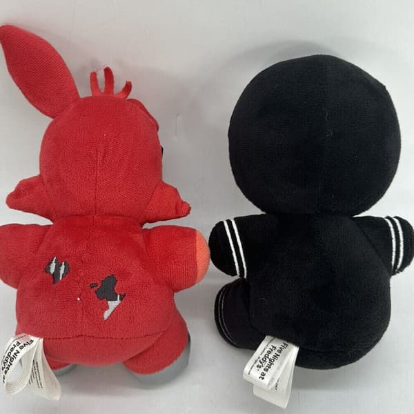 2X Five Nights at Freddy's FNAF Nightmare Foxy and Puppet 8" Plyschleksakspresent