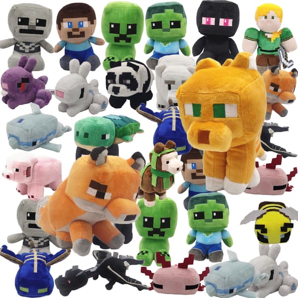 MINECRAFT Creeper Enderman Fyllning Plyschleksaker Julklappar My World Mjukdocka 30cm Style 19
