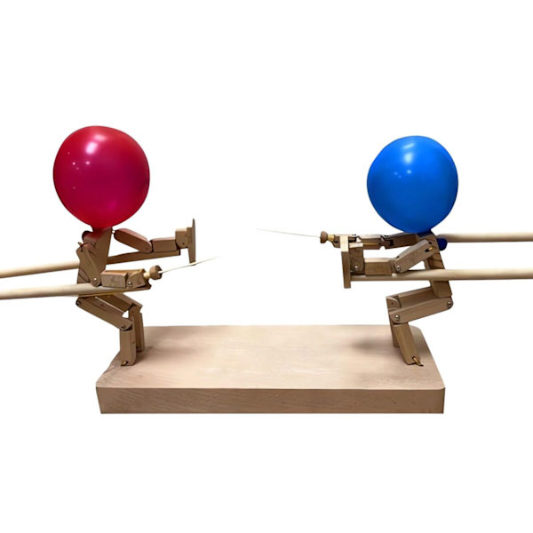 Double Multiplayer Duell Duell Poke Toy Interaktiv trädocka förälder-barn