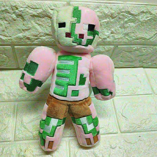 XMAS Minecraft Plysch Barn Present Barn Fyllda Djur Mjuka Gosedjur Leksaker 20cm Little zombie