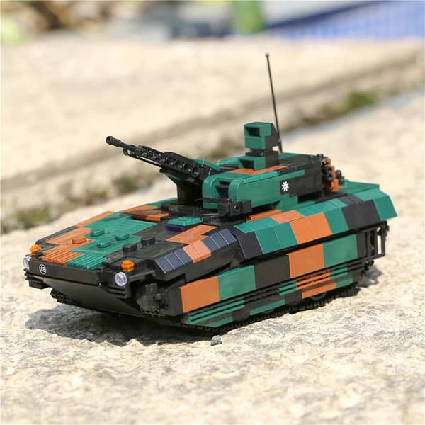 WW2 Militär Stridsvagn Byggklossar Set för Barn - Pansarfordonsmodell 06052 893Pcs