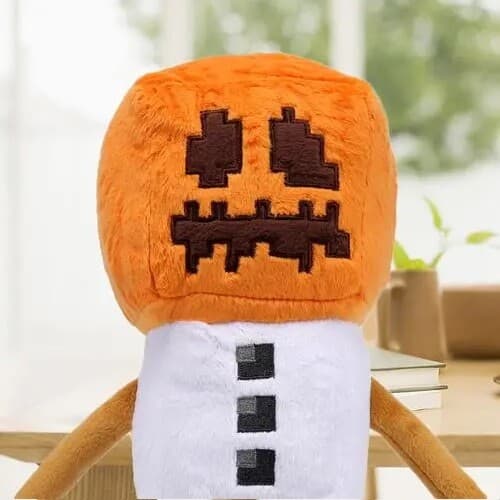18cm Snögolem Minecraft Plyschleksaker Fylld Docka Mjukisdjur Leksak Barnpresenter