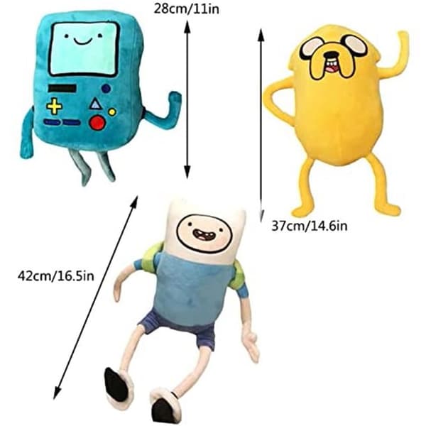 Adventure Time Docka Abao Gammal Dator Plyschleksaker Barn Födelsedagspresenter mjuk B One Size