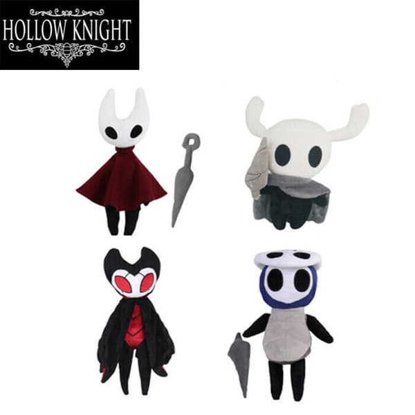 Hollow Knight Plyschleksaker Figur Spöke Grimm Mästare Gosedjur Barn Mjuk Present