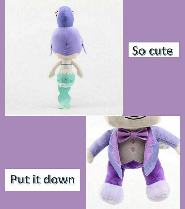 Cuphead Mugman Devil Demon Carnation Mecup Brocup Plyschdocka Gosedjur 6#Halo head ghost