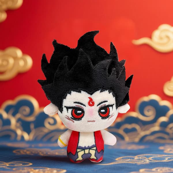 NEZHA AOBIN Plysch Anime Spel Docka Populär Karaktär Tecknade Dockor Hänge Mjuk Present 20cm AoBin