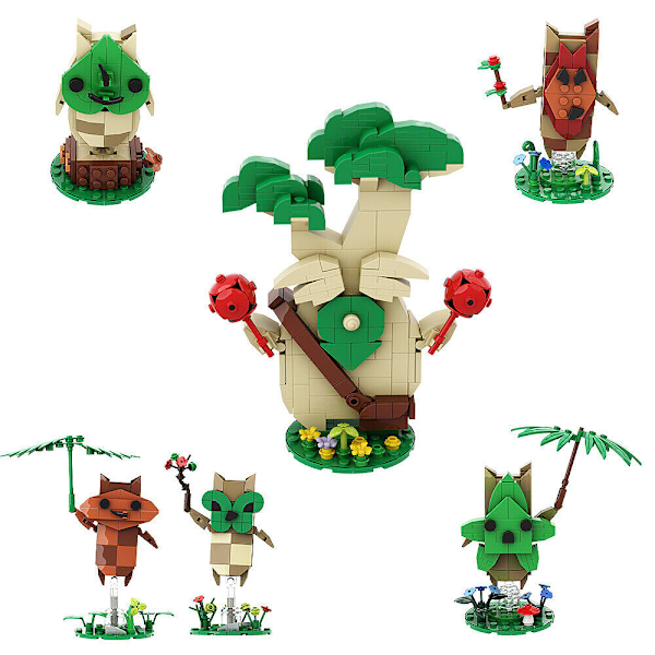 MOC Legend of Zelda Koroks Karaktär Byggklossar Spelfans Samlarobjekt Gåvor 115PCS