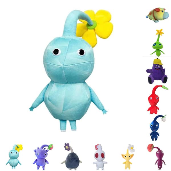 ﹒ Pikmin 4 Söt Plyschleksak Mjukt Gosedjur Samlarobjekt Presentdekorationer K