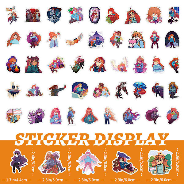 53X Celeste Game Character Stickers PS4 NS Mental Health Solution Hydro Flask