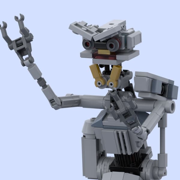 Johnny 5 Robot Byggklossar Set Filmfigurer Modell MOC Klossar Leksaker Barn Present