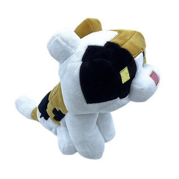 Minecraft Plyschdocka Katt Nackkudde Panter Järn Docka Mjuk Leksak Barn Present 33cm Puppet