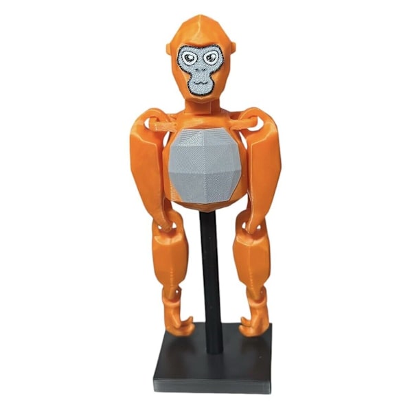 Gorilla Tag VR-spelleksak Tillverkad i Flexi / Ledad / Flexy (12,4 cm) Orange
