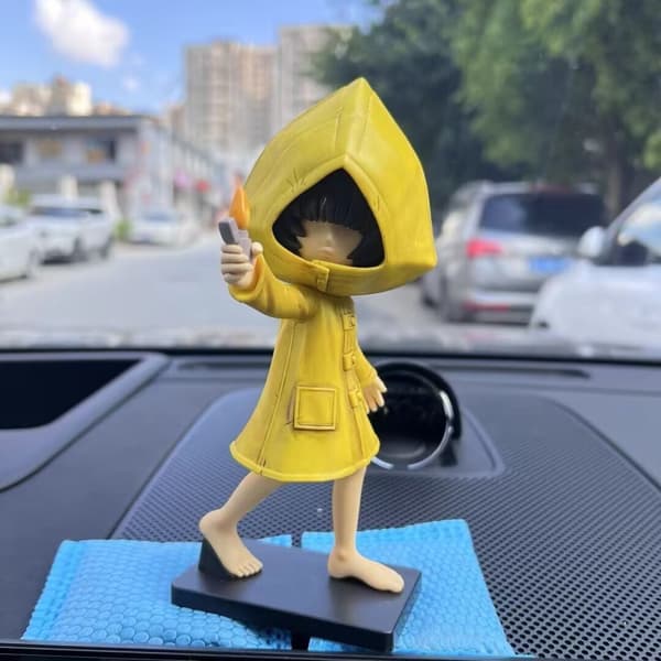 Little Nightmares: Six &amp; Vaktmästaren, Little Nightmares II: Mono Actionfigurer. Mono