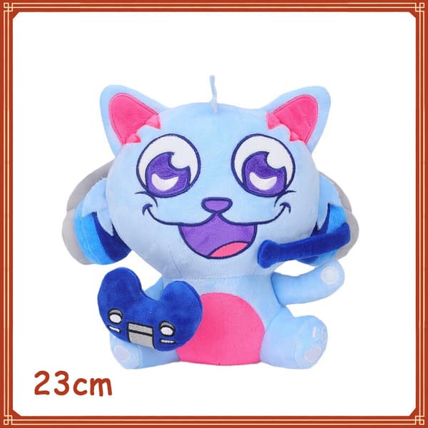 Söt Gravy Cat Man fylld docka Kawaii Gravycatman Plush Esports Wolf 23cm