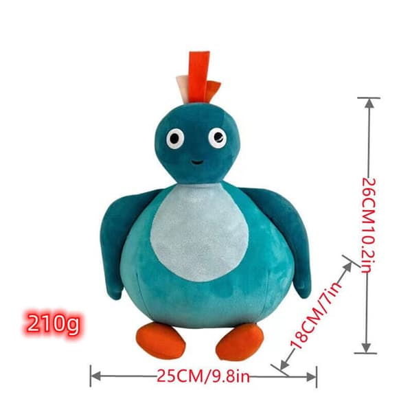 Ny Animation Twirlywoos Chickedy Chick Toodaloo Bighoo Plyschleksaker Julklapp mjuk E5