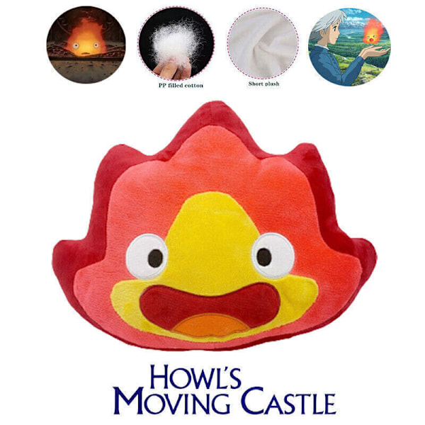 24CM Nya Calcifer Plyschleksaker Tecknade Fyllda Mjuka Dockor Barn Julklappar
