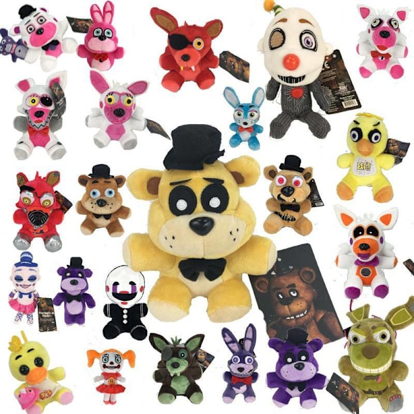 7 0 Five Nights at Freddy's FNAF Skräck Gosedjur Spel Barn Leksak Present Dockor mjuk Mangle (6inch)