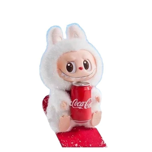 Ny* Labubu The Monsters Coca-Cola Serie Plysch Figur Leksak Present Tre typer C