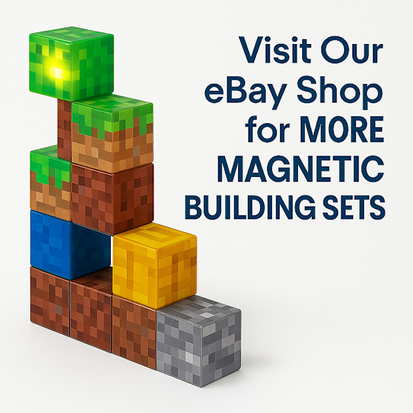 NYA 300 ST MC Magnetiska Byggklossar STEM Leksak Kreativ Lek För Barn Present Random 10 Cubes