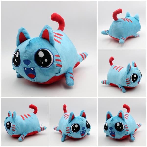 25cm Game Gravycatman Blue Cat Plyschleksak Mjuk fylld docka Present för barn