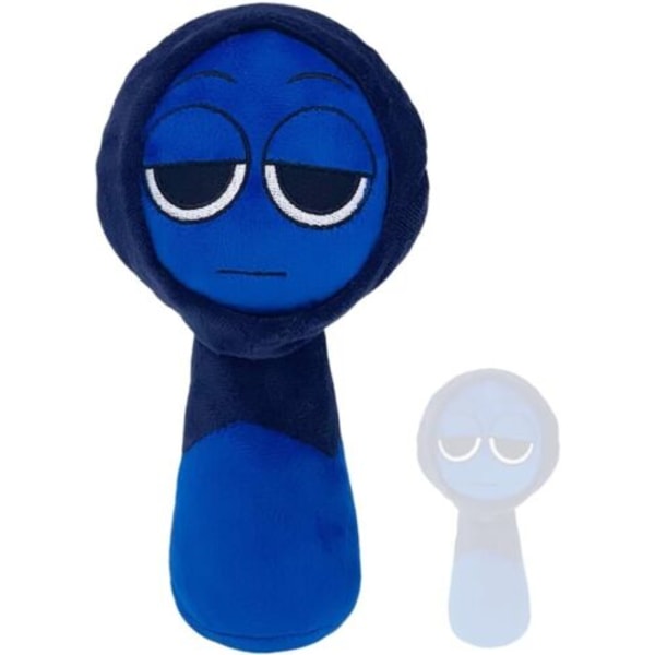 Sprunki Plysch Spel Plysch#Leksak Tecknad Plyschdjur Fylld Kudde#Rumsdekor Plyschleksak Blue-b