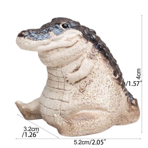 Söt Zisha liten krokodil liten krokodil te Ceremoni för husdjur
