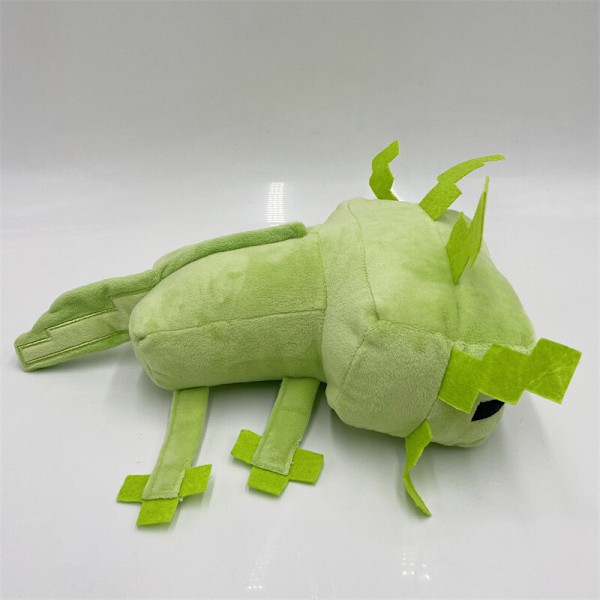 MC Docka Leksak Grön 30 cm Minecraft Axolotl Plyschdocka Mjuk Fylld Anime Gåva Green Axolotl