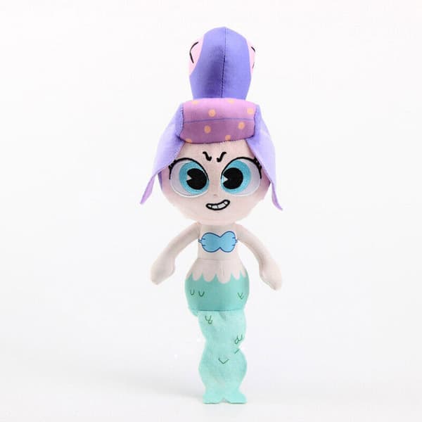 Cuphead Game Mugman Mecup och Brocup Tärningar Cup Head Plyschleksak fylld docka present Mermaid Cala Maria