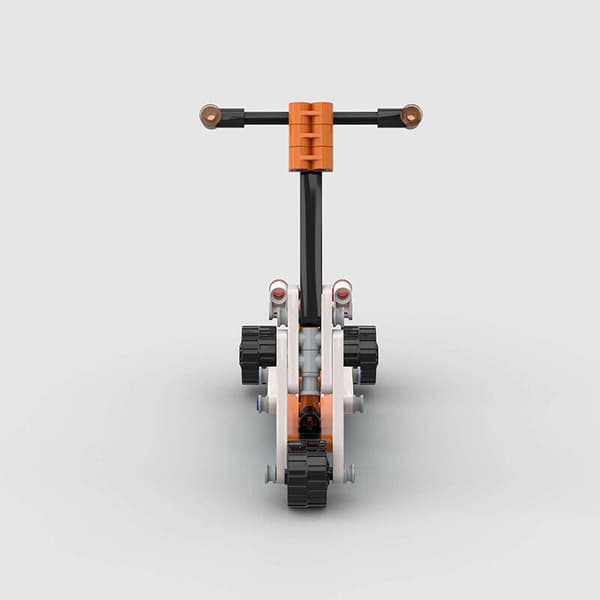 79 st MOC Mini Skala Scooters Byggklossar Barn Pedagogiska Modellfordon