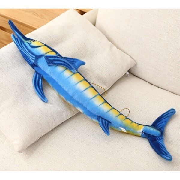 39" Atlantic Blue Marlin Fish Kudde Gosedjur Plyschleksaker Docka Barnpresenter