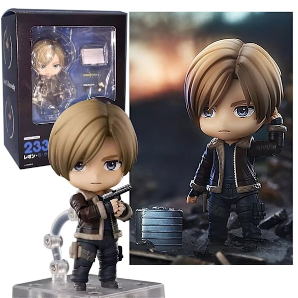 Nendoroid Resident Evil 4: Remake Leon S. Kennedy Actionfigur GSC Leksak #2337
