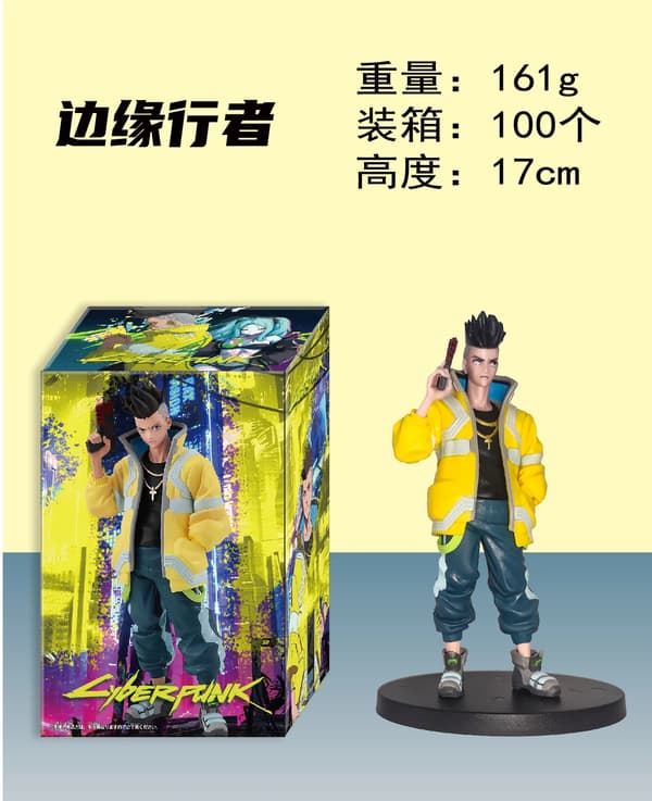 Figur Cyberpunk Edgerunners Anime Rebecca David Martinez Lucy Modell Leksak Samlarobjekt A with box