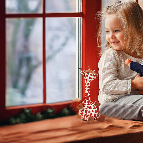 Giraffe Plysch Talking Giraffe Repeterar vad du säger Shaking Head Electric