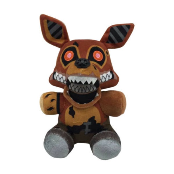 Five Nights at Freddy's söt plyschleksak speldocka med en tandig brun räv mjuk