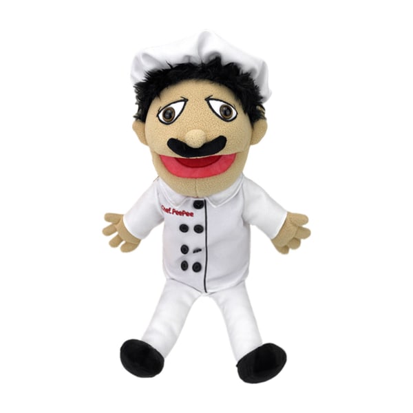 Jeffy Hand Puppet Pojke Joseph Cody feebee Plyschleksaksdocka Avtagbar Puppet Present* Chef 55CM