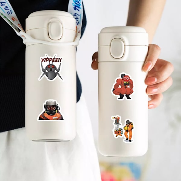 100 st Lethal Company Steam Game Stickers Hydro Flask Laptop Notebook Skateboard