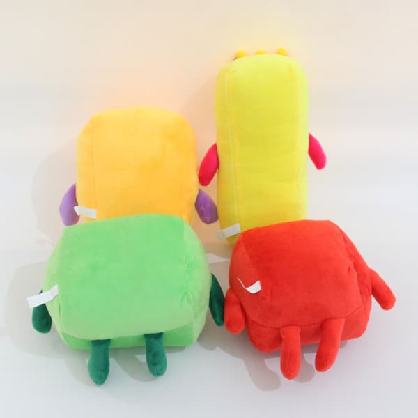 Numberblocks Digital Blocks Anime Gosedjur Plyschdocka Barn Actionfigur Mjuka Leksaker digit9-17cm