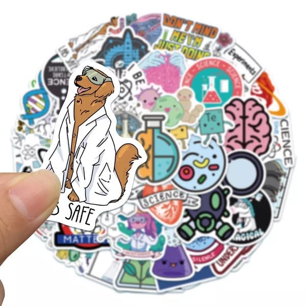50st Science Laboratory Kemi Lab Fysik Big Band Theory Theme Stickers