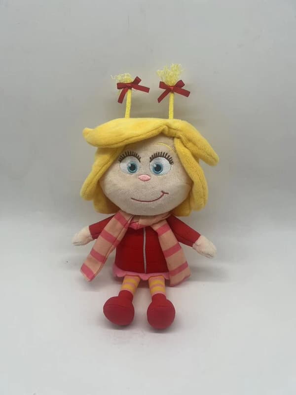 10\" Grinch Flickleksak Mjukdjur Docka Plyschleksak Present Barn Pojke Jul