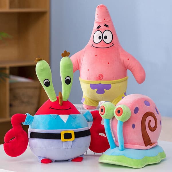 Svampbob Plyschleksak Teddy Barn Tecknad Gåva Mjuk Fylld Docka Patrick Stjärna Leksaker 30cm SpongeBob SquarePants