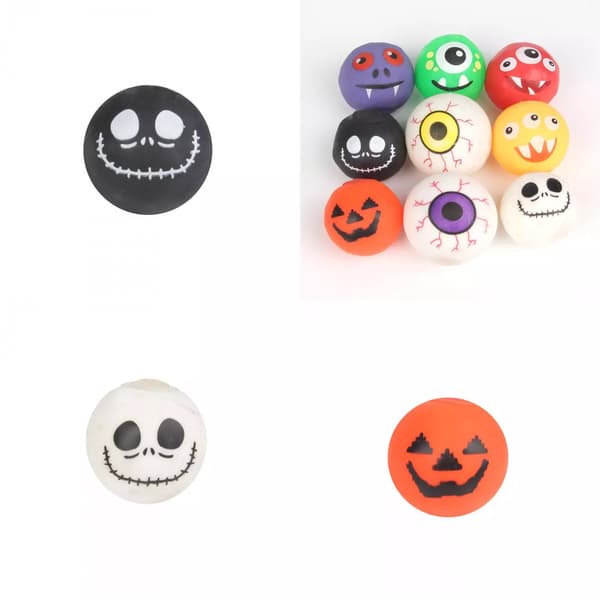 Interaktiv Halloween Pumpkin Squeeze Toy Tpr Stress Relief Ball StyleH