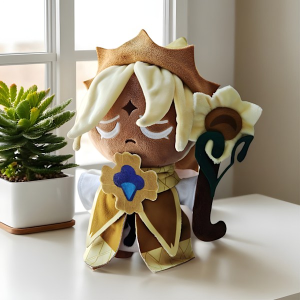 Ren Vanilj-Kaka Figur Plyschdocka Cookie Run: Kingdom Spelkollektion Docka