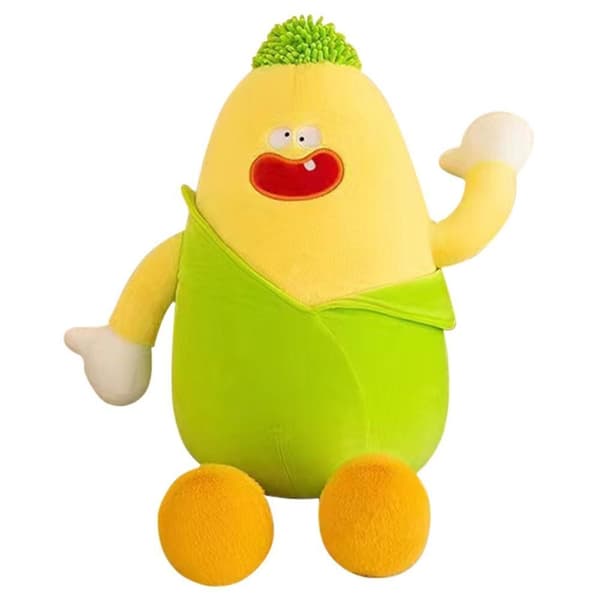 Rolig morotsdocka, morotskuddsdocka, kreativ plyschleksak, sovkudde 30cm-Corn
