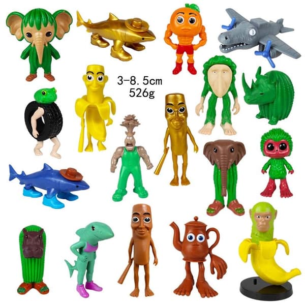 Tralalelo Tralala Figurin Dockleksaker Skrivbordsdekoration Modell Prydnad Gåva Set S (19 styles)
