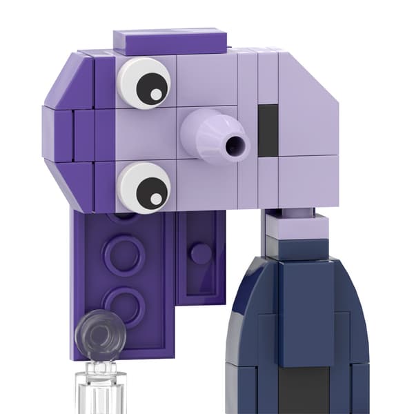 9 st MOC Insidan Ut Figurer Byggklossar DIY Monteringsleksaker Tegelstenar Barnpresent