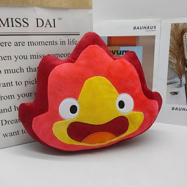 24CM Nya Calcifer Plyschleksaker Tecknade Fyllda Mjuka Dockor Barn Julklappar