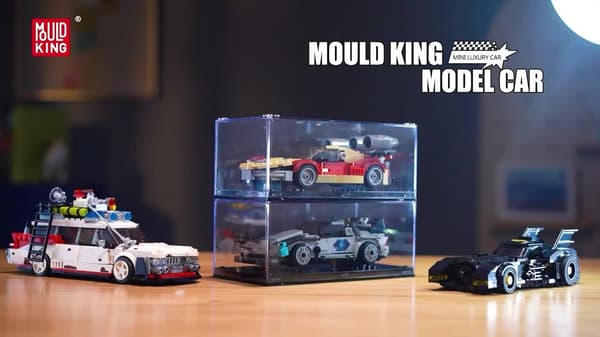 Mould King Mini Bilmodell Set Sportfordon Byggsats 80 Bilar Samlarobjekt 27072 M8 No box